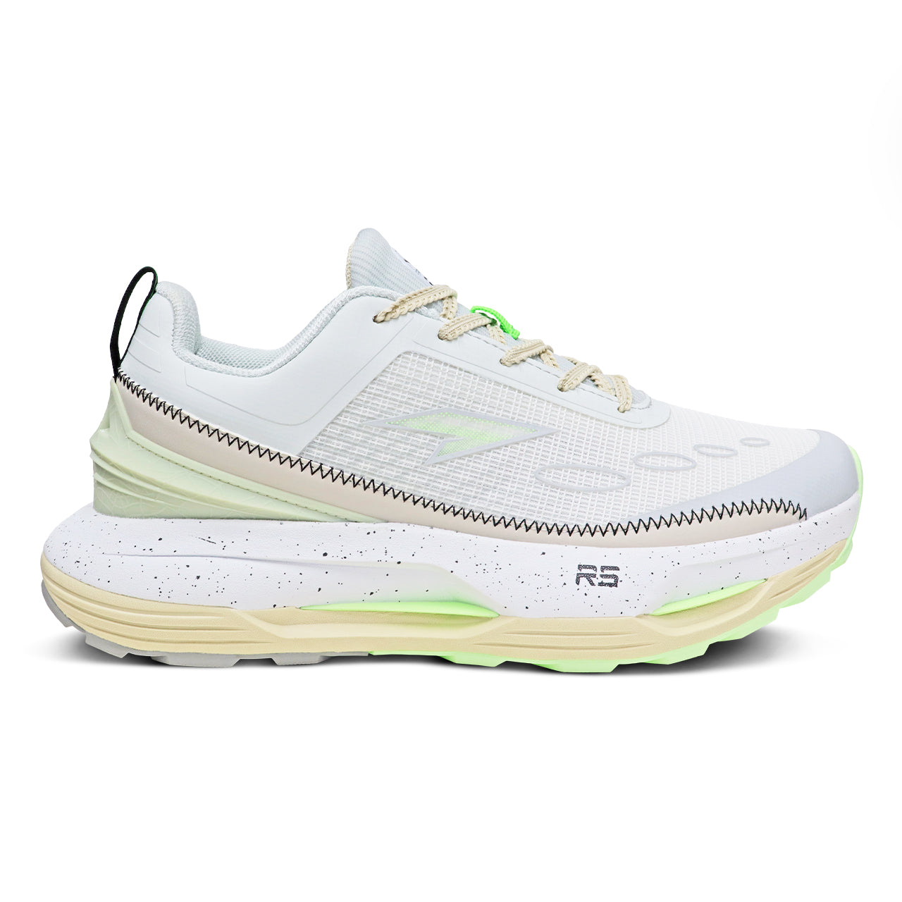WHITE BEIGE GREEN